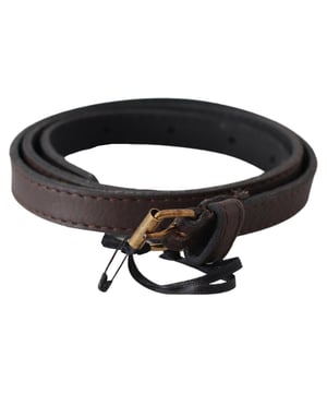 Merk: Mila Schon
  Conditie: Nieuw met tags
  Materiaal: Leder
  Kleur: Bruin
  Hardware: Goudkleurig
  Sluiting: Gespsluiting
  Patroon: Effen
  Logo details
  Vervaardigd in Italie