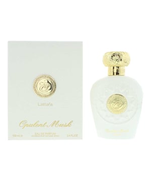 Opulent Musk, launched in 2019, is an Amber fragrance for women by Lattafa Perfumes. Perfect for Fall and Winter, this fragrance can be worn both day and night. Top notes of this fragrance are White Musk, Lemon and Saffron. Middle notes of this fragrance are Jasmine and White Flowers with base notes of White musk, Amber, Resin, Cedar and Fir Resin.
