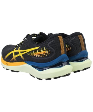 The Asics Gel-Cumulus 24 TR Men's Black Running Shoes offer a versatile and comfortable solution for runners who enjoy both road and trail running. Packed with advanced cushioning technology and a durable design, these shoes ensure a smooth ride on any terrain.
Â 
Key Features:
FLYTEFOAMâ„¢ Cushioning: 

Lightweight and responsive midsole foam provides excellent shock absorption and energy return for a comfortable stride.


GELÂ® Technology Cushioning: 

Strategically placed in the rearfoot and forefoot to reduce impact and enhance comfort during transitions.


TRAIL-SPECIFIC Outsole: 

Features durable lugs for superior traction on uneven or slippery surfaces, making them ideal for mixed terrain.


Engineered Mesh Upper: 

Enhances breathability and provides a secure, adaptive fit to keep your feet comfortable during long runs.


AHARâ„¢ Rubber Outsole: 

High-abrasion rubber placed in key areas for enhanced durability and grip.


Flexible Design: 

Improved midsole flexibility ensures a smoother and more efficient ride, whether on trails or roads.


Eco-Friendly Materials: 

Constructed with recycled materials to support sustainable manufacturing without compromising performance.


The Asics Gel-Cumulus 24 TR Men's Black Running Shoes are perfect for runners seeking a reliable, cushioned shoe that performs equally well on roads and trails. Whether you're training or exploring, these shoes provide the comfort and durability needed for every step.