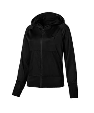 Puma Womens Knockout Sweat Jacket Hooded Gym Training Top 517415 02