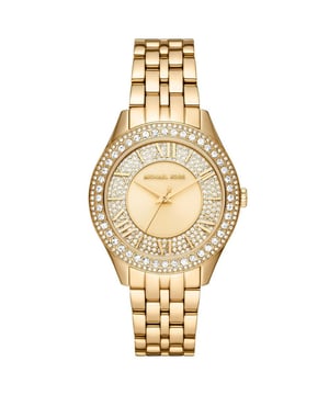 Specificaties Merk Michael Kors Model MK4709 Barcodenummer 4064092191813 Geslacht Dames Diameter van de behuizing Niet beschikbaar Materiaal roestvrij staal Kleur van de behuizing Goud Kleur van de wijzerplaat Goud Materiaal roestvrij staal Kleur van de band Goud Beweging Niet beschikbaar Chronograaf Nee Waterbestendigheid Niet beschikbaar