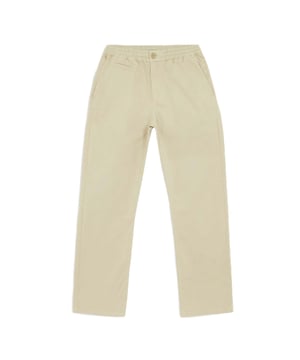 Color: Hielo Especificaciones: Pantalón confeccionado en algodón ligeramente elástico, cintura elástica ajustable con cordón interno, cierre de cremallera y botón con logo. Tienen dos bolsillos laterales, dos bolsillos traseros y un bolsillo monedero ribeteado, parche con logo cosido en la parte trasera. Artículo imprescindible para tu look callejero. Ajuste: Regular