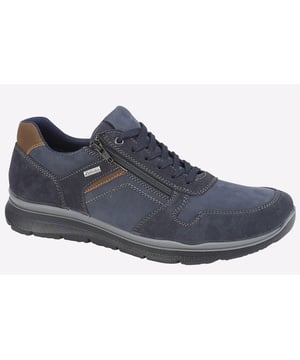 Designed for versatile casual wear, these Imac Runcorn men's shoes boast a comfortable design with a shock absorbing sole, a waterproof membrane, and a durable rubber outsole, complimented with intricate stitch detailing throughout for added visual appeal.
- Nubuck Leather upper
- Waterproof membrane
- Lace up fastening
- Zip detailing
- Intricate stitching throughout
- Shock Absorbing Dual Density PU Sole