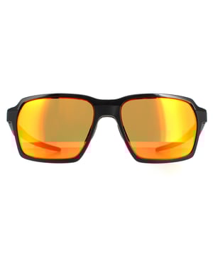 Oakley Square Mens Matte Black Prizm Black Parlay Sunglasses are a contemporary square style crafted from lightweight acetate. The design features the Three-Point fit and O Matter frame. No slip unobtanium nose pads give extra  comfort and grip. Oakley's logo features on the temples for brand authenticity.
