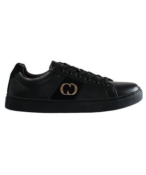 Criminal Damage Drift Lace-Up Black Synthetic Mens Trainers DRIFT_TRAINER_BLACK