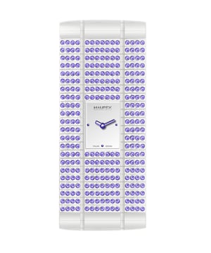 Haurex Italy White Dial, White Bracelet, Purple Ornaments Watch