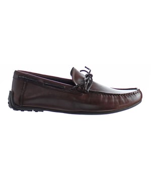 Clarks Reazor Boat Slip-on Brown Brown Leathing Mens Zapatos 261480207