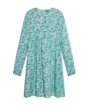 Wir präsentieren ein knielanges Kinderkleid mit bezauberndem Blumenmuster. Dieses Kinderkleid hat lange Ärmel und eine geraffte Taille. Der runde Ausschnitt und das ausgestellte Design sorgen für eine verspielte Note, perfekt für den Alltag. Dieses Kleid wird mit einem sichtbaren Reißverschluss auf der Rückseite geschlossen und wird mit Sicherheit das Lieblingskleid Ihrer Kleinen! Dieses Produkt ist Teil der Kids-Kollektion.  Kleid