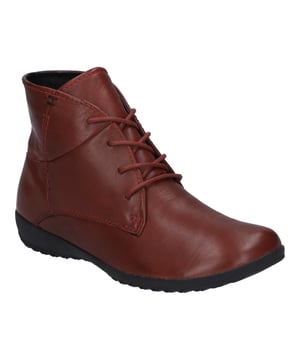 Het leder zorgt voor duurzaamheid. Voor de koude dagen is dit schoen warm gevoerd met lamsvacht. zorgt voor een gemakkelijke instap in de schoen. Dankzij de AGO-constructie, heeft de Naly 09 een perfecte pasvorm. Met de G-schoen breedte is de enkellaars Naly 09 zeer comfortabel. Waar je ook heen gaat, geniet met gemak van je pad.