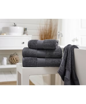 Pima Cotton is accepted to be better than Egyptian cotton as it gives better absorbency, more durability and is softer to the skin. This towel contains anti-bacterial and odour blocking properties which are added during manufacturing.