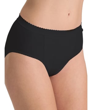 Sloggi Control Tai High Leg Brief. Moderate rear coverage. Cotton rich brief. The product is machine washable.