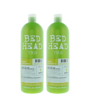 The Tigi Bed Head Urban Antidotes Re-Energize Shampoo helps improve the daily condition of hair. The shampoo works by giving a nutrient boost to hair, strengthening it and hair in the process, improving shine, sealing the cuticles and helping hair to retain colour. The shampoo will also help thicken hair, and balance out moisture levels, to help it look it's best every day.