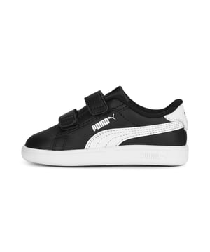 PRODUCT STORY: Your little one will love these sleek sneakers. A fresh twist on a classic design, they're full of smart details and sharp shapes designed to create effortless elegance for their feet from their very first steps. FEATURES & BENEFITS: SOFTFOAM+: Step-in comfort sockliner designed to provide soft cushioning thanks to its extra thick heel. DETAILS: Leather upper; Hook-and-loop closure; Rubber midsole; Rubber outsole; PUMA Formstrip on medial and lateral sides; PUMA branded details; PUMA Babies: Recommended for toddlers between 0 and 4 years; Lining: Textile; Outsole: Rubber; Upper: Leather, Other; Sockliner: Textile.