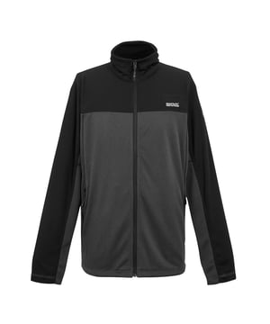 100% gerecycleerd polyester. Stof: Fleece, Getextureerd. Ontwerp: Kleurenblok, Logo. 230gsm. Badge met merkopdruk, okselinzet. Mouwtype: Met lange mouwen. Halslijn: Staande Kraag. Zakken: 2 onderste zakken, ritssluiting. Bevestiging: Volledige ritssluiting. M: 40 in. L: 42 in. XL: 44 in. XXL: 48 in. 3XL: 51 in.