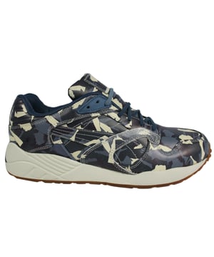 Puma XS 850 x BWGH CAMO Azul de cuero de cuero Up Mens entrenadores 357384 01 x25a