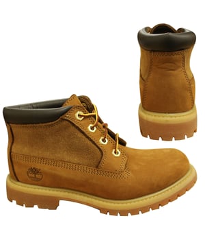 Timberland Nellie Lace Up Rust Leather Tobillo Chukka Botas A1Gym x2a