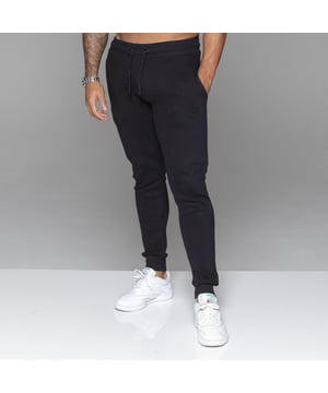 Topshop brushed ribbed joggers in grey marl