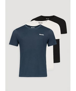 Upgrade your wardrobe essentials with this 3 pack 'Danny' cotton t-shirts from Bench. These short sleeved, crew neck t-shirts are the perfect staple for any outfit and feature a small Bench logo on the chest. A must have this season.