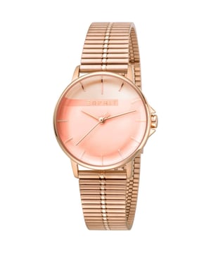 <table><tr><td>Geschlecht</td><td>Damen</td></tr><tr><td>Hauptfarbe</td><td>Rose Gold</td></tr><tr><td>Uhrwerk</td><td>Quarz: Batterie</td></tr><tr><td>Anzeigeformat</td><td>Analog</td></tr><tr><td>Wasserdichtigkeit</td><td>3 ATM</td></tr><tr><td>Funktionen</td><td>Keine Extra Funktion</td></tr><tr><td>Gehäusefarbe</td><td>Rose Gold</td></tr><tr><td>Gehäusematerial</td><td>Edelstahl</td></tr><tr><td>Fassungen</td><td>Keine</td></tr><tr><td>Gehäusebreite</td><td>32mm</td></tr><tr><td>Gehäuselänge</td><td>32mm</td></tr><tr><td>Gehäuse Höhe</td><td>7</td></tr><tr><td>Lünette</td><td>fest</td></tr><tr><td>Glas</td><td>Mineralglas</td></tr><tr><td>Bandanschlussbreite</td><td>16mm</td></tr><tr><td>Anzeigefarbe</td><td>Rose Gold</td></tr><tr><td>Gangreserve Reserve</td><td>Keine Automatik</td></tr><tr><td>Armbandfarbe</td><td>Rose Gold</td></tr><tr><td>Armbandmaterial</td><td>Edelstahl</td></tr><tr><td>Verschluss</td><td>Schmuckschließe</td></tr><tr><td>Armbandumfang (max.)</td><td>190mm</td></tr><tr><td>Stil</td><td>Klassisch, Elegant</td></tr><tr><td>Lieferumfang</td><td>Uhrenbox</td></tr></table>