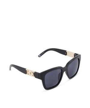 Shop the classic oversized sunglasses shape. Featuring bespoke interlocking DD detail and UV category 3 lenses. The case collapses down to a slim silhouette to pop in your bag.