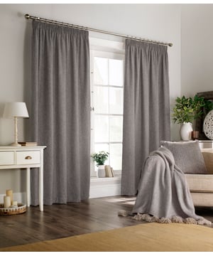 Add a cosy yet contemporary look to your décor with this modern and classic curtain set, which features a subtle herringbone weave. Made with a luxurious lightweight wool-like woven fabric holds outstanding durability and wrinkle resistance as well as having strong rustic colours that will compliment any interior. These curtains are perfect to keep your home warm in winter and cool in summer.