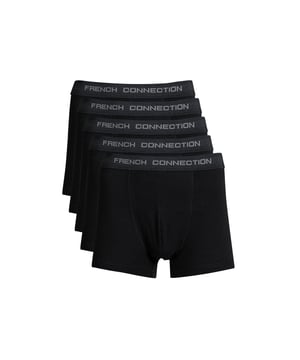 Refresh your everyday essentials with this five-pack of French Connection boxers. Features elastic waistband with French Connection branding logo. Made from stretch cotton fabric to ensure comfortable wear.
