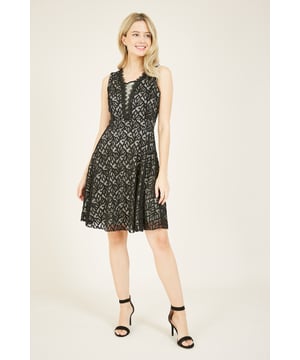 Mela london lace skater sale dress