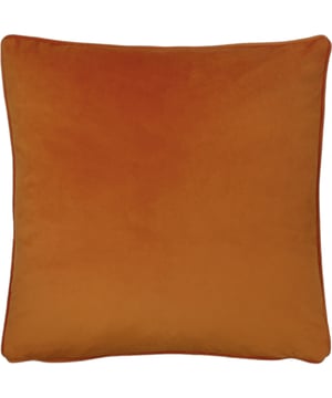 This luxurious plain velvet features a smart piped edge, perfect for adding a pop of colour to your living space.