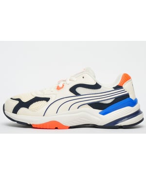 <p>Inspired by the old-time favourite Axis, the Supr from Puma is ideal if You’re looking for a shoe that will not only pound the tracks and streets but will do a great job in the gym too.</p> <p>Constructed from a breathable textile/mesh upper and strong synthetic overlays for a supportive fit and feel with a softfoam + sock liner for extra cushioning, and an IMEVA midsole support system to increase stability while running or in the gym. </p> <p>The Supr is nicely finished off with tasteful Puma branding to the side, combining this with a durable outsole, delivering a great all-round runner that will be your go to option for years to come.</p> <p>- Textile/synthetic mix upper</p> <p>- Heel TPU plug for heel support</p> <p>- IMEVA cushioned midsole </p> <p>- Durable full rubber outsole provides traction and grip</p> <p>- SoftFoam+ sockliner provides superior cushioning and optimal comfort</p> <p>- Padded tongue, heel, and ankle area</p> <p>- Puma branding throughout</p>