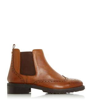 Dune brogue cheap chelsea boots