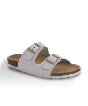 Perfecte sandaal voor warmer weer &ndash; unisex maat tot UK13
 Zacht bovenwerk van echt leer
 Volledig leren suède binnenzool
 Lichtgewicht middenzool met padding voor extra demping en comfort
 Twin gesp riemen voor een gemakkelijke aanpassing en een geweldige pasvorm
 EVA buitenzool &ndash; zeer duurzaam en lichtgewicht
 De trendy modeseizoensstijl, geweldige waarde voor een volledig leren product
 100% gloednieuw en van hoge kwaliteit, wordt geleverd in een gemerkte doos, geschikt om cadeau te geven
