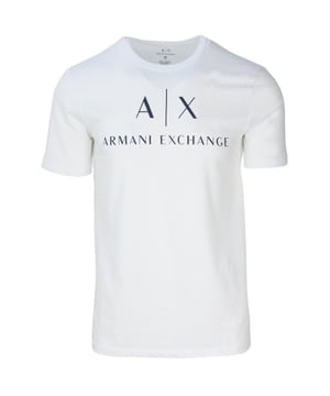 T-Shirt Armani Exchange Milano Herren Weiß Baumwolle. Authentische Kleidung der Marke Armani Exchange - Streetwear/Sportswear-Design von Armani Exchange - Armani Exchange für Herren, perfekt für den Alltag - T-Shirt Armani Exchange in Weiß lässt sich ideal mit dem Rest Ihrer Garderobe kombinieren - bequemer Baumwollstoff - klassisch - Milano -