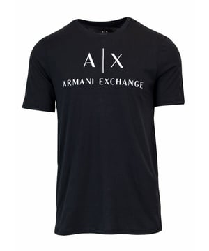 <b>Brand:</b> Armani Exchange<br><b>Gender:</b> Men<br><b>Type:</b> T-shirts<br><b>Season:</b> Spring/Summer<br><br><b>PRODUCT DETAIL</b><br>&bull; <b>Color:</b> black<br>&bull; <b>Pattern:</b> print<br>&bull; <b>Sleeves:</b> short<br>&bull; <b>Neckline:</b> round neck<br><br><b>COMPOSITION AND MATERIAL</b><br>&bull; <b>Composition:</b> -100% cotton <br>&bull;  <b>Washing:</b> machine wash at 30°