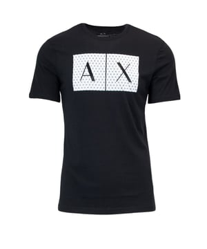 <b>Brand:</b> Armani Exchange<br><b>Gender:</b> Men<br><b>Type:</b> T-shirts<br><b>Season:</b> Spring/Summer<br><br><b>PRODUCT DETAIL</b><br>&bull; <b>Color:</b> black<br>&bull; <b>Pattern:</b> print<br>&bull; <b>Fastening:</b> slip on<br>&bull; <b>Sleeves:</b> short<br>&bull; <b>Neckline:</b> round neck<br><br><b>COMPOSITION AND MATERIAL</b><br>&bull; <b>Composition:</b> -100% cotton <br>&bull;  <b>Washing:</b> machine wash at 30°