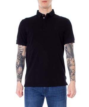 <b>Brand:</b> Armani Exchange<br><b>Gender:</b> Men<br><b>Type:</b> Polo<br><b>Season:</b> Spring/Summer<br><br><b>PRODUCT DETAIL</b><br>&bull; <b>Color:</b> black<br>&bull; <b>Pattern:</b> plain<br>&bull; <b>Fastening:</b> buttons<br>&bull; <b>Sleeves:</b> short<br>&bull; <b>Collar:</b> polo<br><br><b>COMPOSITION AND MATERIAL</b><br>&bull; <b>Composition:</b> -96% cotton -4% elastane <br>&bull;  <b>Washing:</b> machine wash at 30°