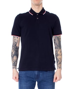 An Armani Exchange classic, the Tipped Polo shirt is crafted from stretch cotton with ribbed trims offering day-long comfort. Featuring contrast tipping at the collar and cuff. Finished with the iconic Armani Exchange circular logo, rubberised at the chest.Regular Fit, Stretch Cotton Composition, Two Button Placket , Contrast Tipped Detailing, Ribbed Collar & Cuffs, Short Sleeves, Armani Exchange Branding. Style & Fit:Regular Fit, Fits True to Size. Composition & Care:98% Cotton, 2% Elastane, Machine Wash.