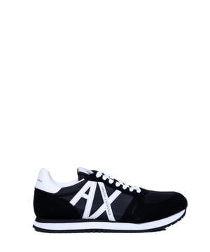 Sportliche Schnürschuhe für Herren von der Marke A|X ARMANI EXCHANGE. Bequemer Sneaker im Retro-Style. Langanhaltender Komfort dank hochwertigem Materialmix aus Textil und Kunstleder.