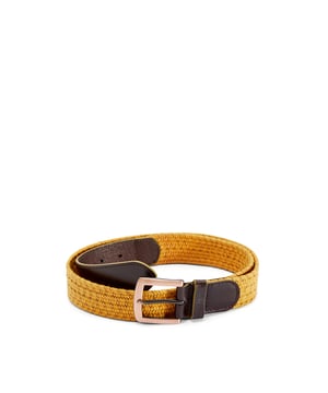 Leather Woven Belt