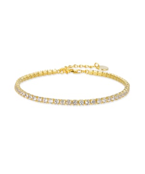 Tahu armband in 925 sterling zilver en briljant zirkonia met 18 karaat geelgouden plating. Moments to shine combineert perfecte ontwerpen die de tand des tijds doorstaan met meer innovatieve sieraden. Elegante en verfijnde sieraden die schitteren bij speciale gelegenheden.