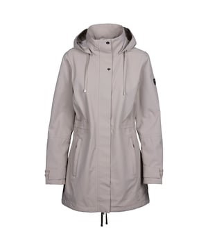 Buitenmaterialen: 100% Polyester TPU Membraan. Voering: 100% polyester. Stof: Oxford doek, geweven. Voering: Taffeta. Ontwerp: Eenvoudig. Stoftechnologie: Ademend, duurzaam. Manchet: Verstelbaar, met treksluiting. Halslijn: Kapitein. Isolerend, Lange Lengte, Gaaspaneel, Geventileerd. Mouwtype: Met lange mouwen. Kapkenmerken: Verstelbaar, Trekkoord, Gegroeid op Kap. Zakken: 2 Zijzakken, Rits. Sluiting: Volledige rits, Stormflap, Stud. Zoom: Aantrekkoord.