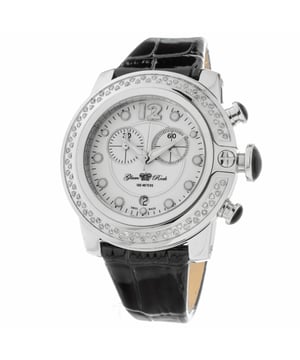 Glam Rock GR32174D - Herrenuhr Quarz aus Edelstahl• Material: Edelstahl• Glas: Saphir• Armband: Leder• Farbe: Silber• Wasserbeständigkeit: 100 m (10 ATM)• Gehäusegröße: 46 mm