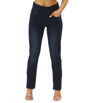 Jeans met elastische taille voor dames, stretchjegging met buikcontrole. - - . Binnenbeenlengte Kort is 26 inch, normaal 28 inch, lang 30 inch. - - . Dankzij de skinny, slanke pasvorm is dit de perfecte jeans voor elke dag. - - . Buikcontrole, elastische taille voor extra comfort. - - . Functioneel 2 voor-, 2 achterzakken en één muntzakje. - - . Jeans met perfecte pasvorm, je voelt je elke keer weer goed.