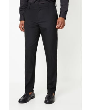 Slim, tailored fit for a sharp, modern silhouette
Flat front design with sleek side slant pockets
twill fabric with a smooth, refined drape
Tapered leg openings for a polished, tailored look
Versatile trouser suitable for smart casual and formal occasions

Exude sophistication and style with these slim fit trousers from Burton. The tailored cut hugs the body for a streamlined silhouette, while the twill fabric ensures a refined drape. Pair with a crisp shirt and blazer for a sharp office ensemble, or dress down with a knitted jumper for a smart casual weekend look. These versatile trousers are perfect for any occasion where you want to look polished and put-together.