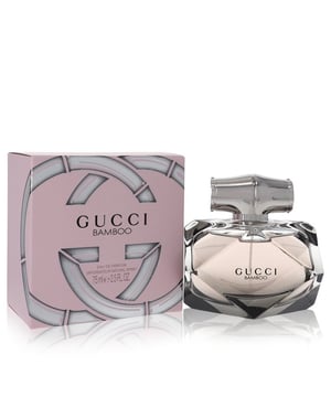 Bamboo by Gucci is a floral woody fragrance for women. Top notes bergamot. Middle notes ylangylang Casablanca lily and orange blossom. Base notes amber sandalwood and Tahitian vanilla. Bamboo was released in 2015.