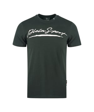 Experimente la lujosa artesania italiana de la camiseta negra con logotipo Plein Sport Signature. Esta comoda camisa en mezcla de algodon presenta el iconico logotipo de Plein Sport y te hara sentir tan elegante como luces. A�ade un toque de elegancia a tu guardarropa con esta prenda imprescindible. Slim Fit Logotipo de la marca Plein Sport, manga corta, cuello redondo 95% algodon, 5% elastano, ropa deportiva Codigo de estilo: TIPS108TN 99