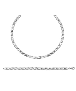 Deze Orphelia Set: Ketting + Armband in Zilver is gemaakt van het hoogste kwaliteit allergievrij 925 Sterling Zilver. De Orphelia Vrouwen 925 Sterling Zilver Set: Ketting + Armband - Zilver SET-042 wordt geleverd in een mooie geschenkdoos en heeft een garantie van twee jaar - het perfecte cadeau om jezelf of een geliefde te verwennen.