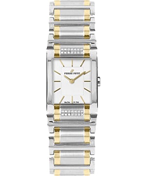 Pierre Petit: Reloj plateado Serie Laval para mujer