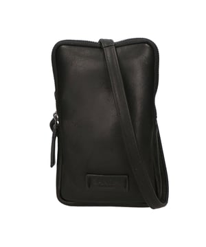 Kleine herenschoudertas met afneembare en verstelbare schouderband. Handgemaakt product van echt ingevet kalfsleer.