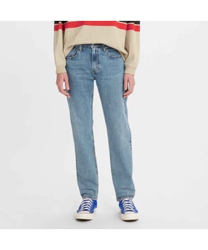 Mens Levis 502 Tapered Sunday Best Adv Jeans in denim.- Classic 5 pocket styling.- Zip fly and button fastening.- Branded waist patch  buttons and rivets.- Tapered fit.- Ref: 295071264