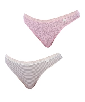 Pack de tangas para mujer confeccionadas en suave algodón, ideales para ofrecer comodidad y transpirabilidad durante todo el día.

Detalles:

- Acabado con blonda elástica en la cintura para un ajuste cómodo y femenino.
- Confección en algodón que garantiza suavidad y frescura.
- Disponibles en estampados variados, aportando estilo y versatilidad.

Perfectas para el uso diario, estas tangas combinan confort y elegancia de manera excepcional.
 Composición: 95% Algodón, 5% Elastano
 Cuidados:
- Lavar a mano o en ciclo delicado.
- Utilizar detergente suave.
- No usar lejía.
- Secar al aire.
- No planchar.